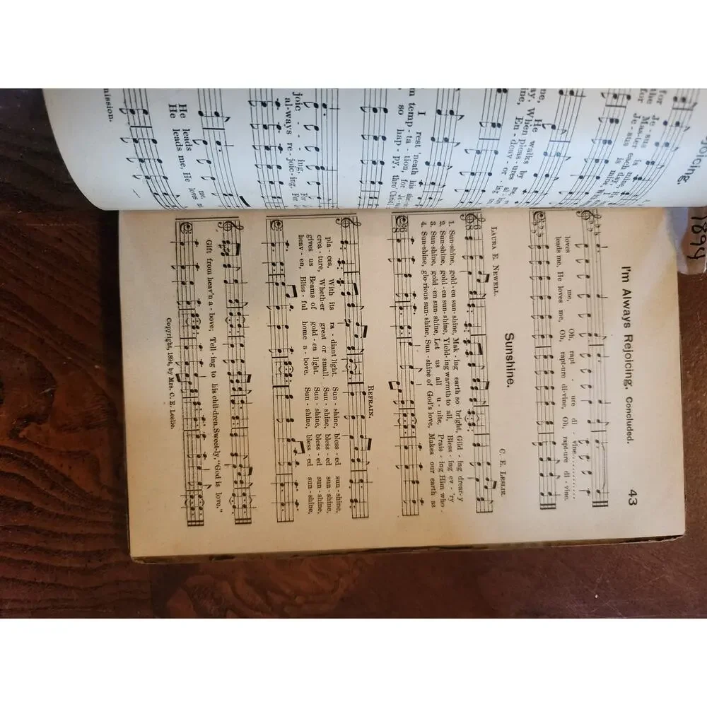 Golden Chimes antique sheet